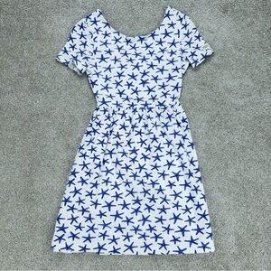 Kate Spade Blue and White Starfish Dress